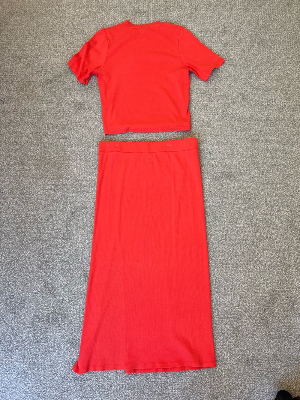 NSF from Revolve Orange Ribbed Set - Picture 2 of 7